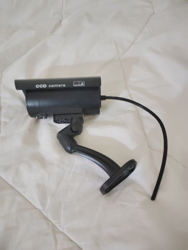 Cámara de seguridad CCD disuasoria.