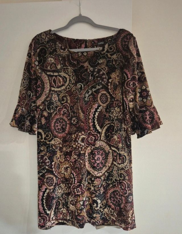 Vestido vintage terciopelo