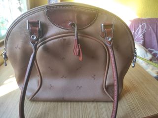 Bolso Petusco Beige y Marrón