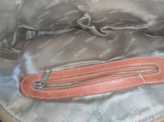 Bolso Petusco Beige y Marrón