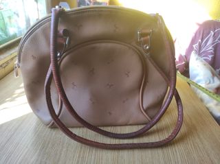 Bolso Petusco Beige y Marrón