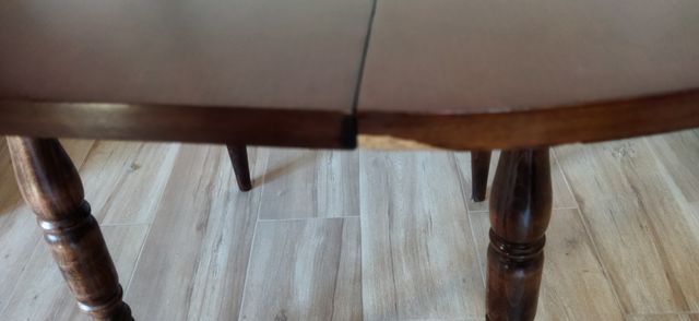 Mesa camilla redonda de madera