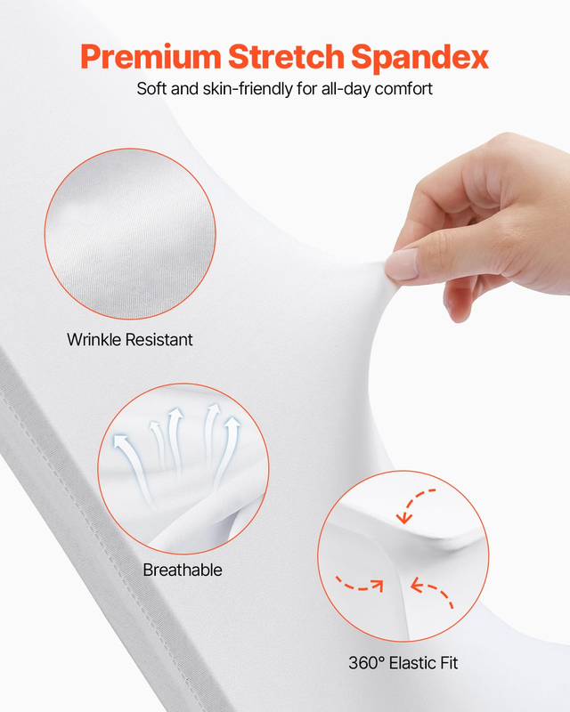 Coprisedia Elastico 100pezzi Colore Bianco Copertu