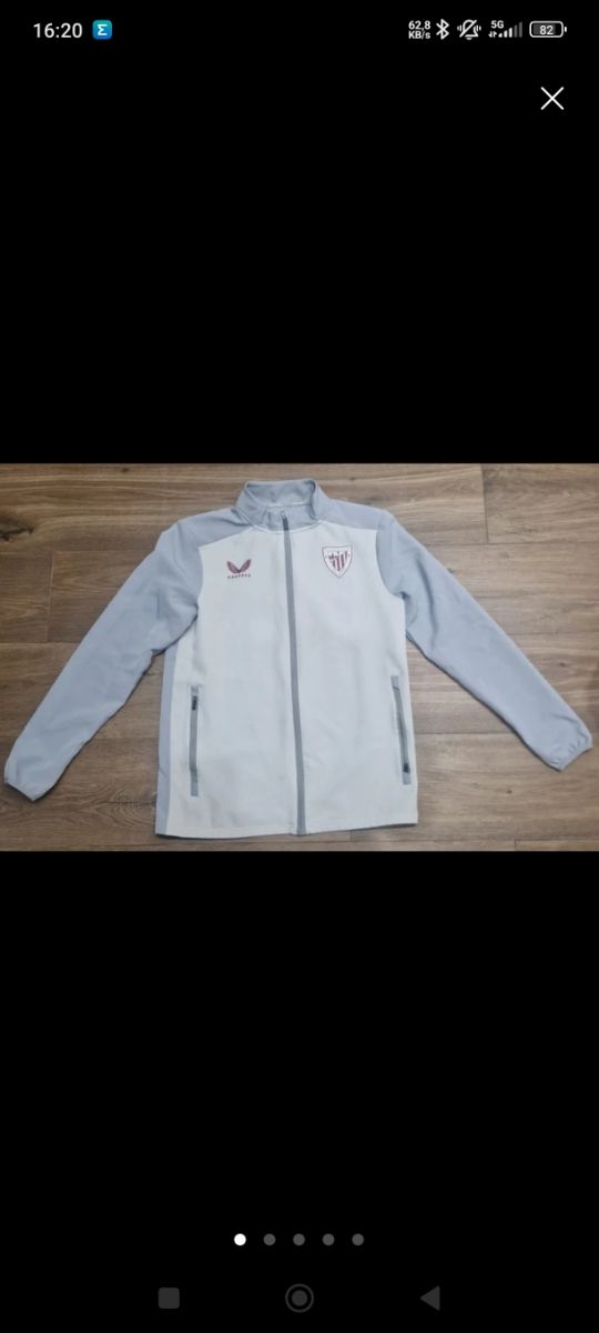 Chaqueta Athletic Castore Gris