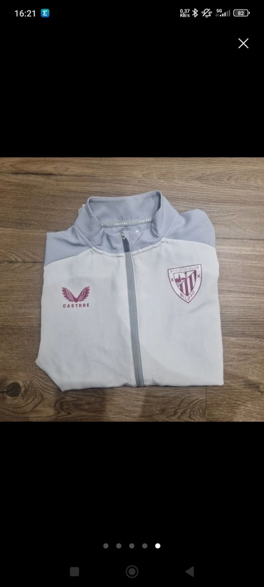 Chaqueta Athletic Castore Gris