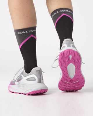 Zapatillas Salomon Glide Max TR Mujer Gris Fucsia