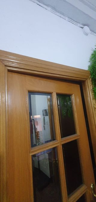 2 puertas de interior con cristales
