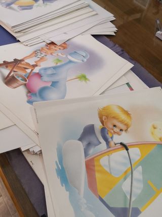 Lote +200 Láminas infantiles 24x30cm