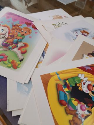 Lote +200 Láminas infantiles 24x30cm