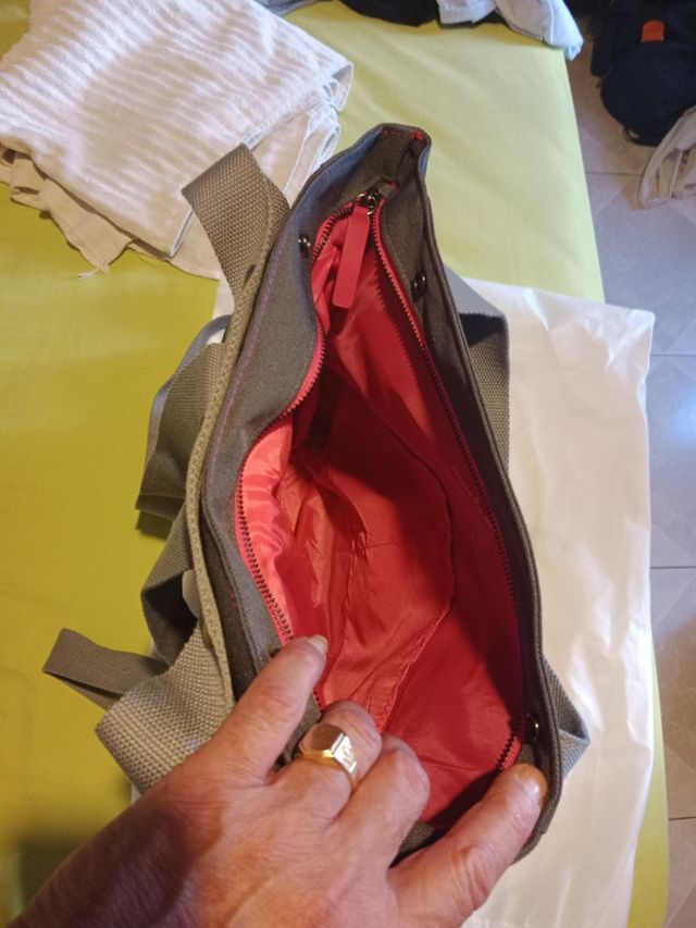 Zaino Veepee grigio e rosa