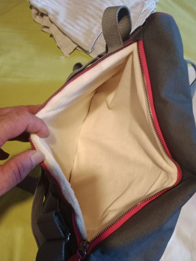 Zaino Veepee grigio e rosa