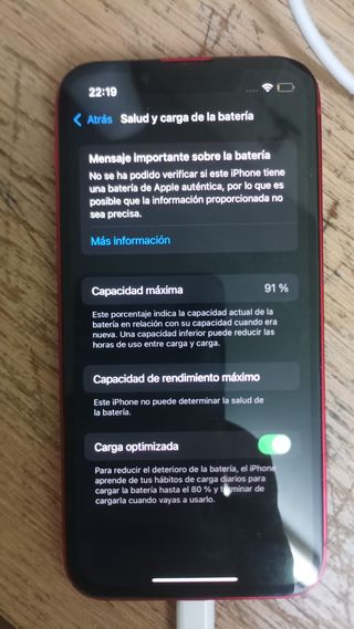 iPhone 13 mini rosso per ricambi