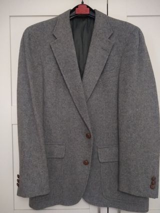 Giacca Haspel Camel Hair Grigia Tg 50