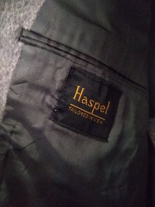 Giacca Haspel Camel Hair Grigia Tg 50