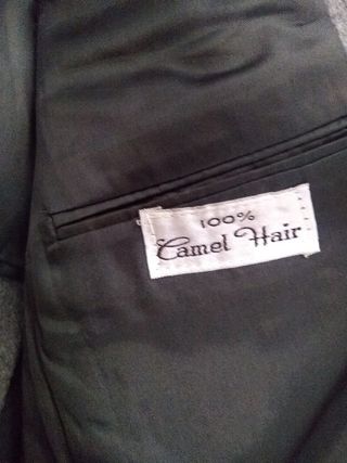 Giacca Haspel Camel Hair Grigia Tg 50