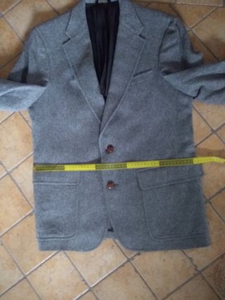 Giacca Haspel Camel Hair Grigia Tg 50