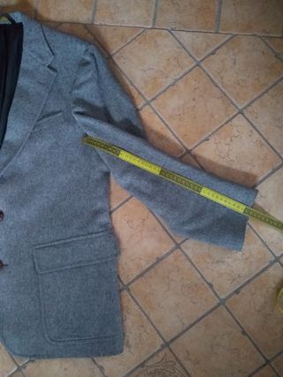 Giacca Haspel Camel Hair Grigia Tg 50