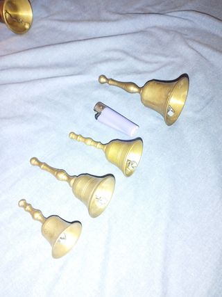 Set di 4 campane in bronzo