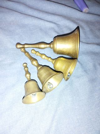Set di 4 campane in bronzo