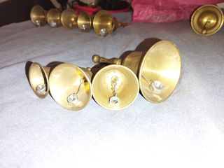 Set di 4 campane in bronzo