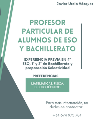 Clases Particulares para alumnos de Secundaria