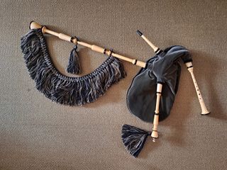 Gaita de buxo en Do. Artesán Oli Xiraldez