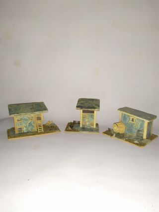 Modellini Case in Pietra e Legno Realizzati a mano