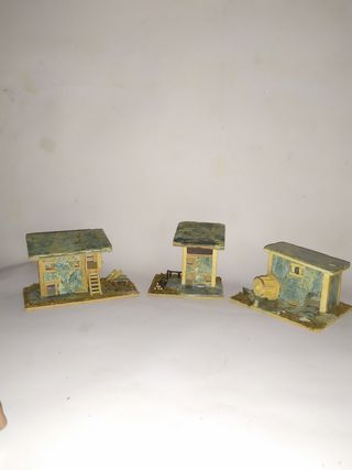 Modellini Case in Pietra e Legno Realizzati a mano