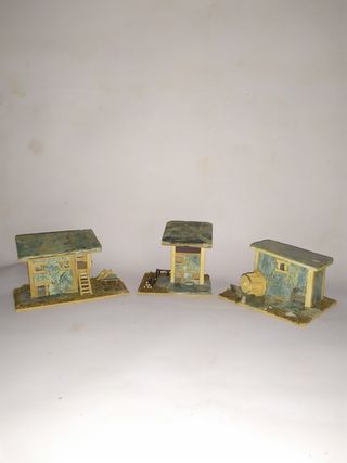 Modellini Case in Pietra e Legno Realizzati a mano