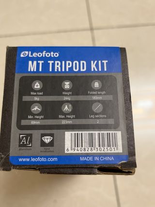 Leofoto MT-S10 Mini Treppiede Tavolo Nuovo