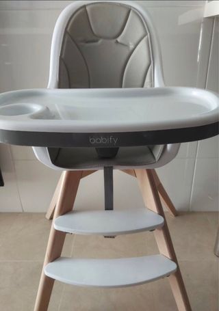 Trona evolutiva patas madera estilo nordico