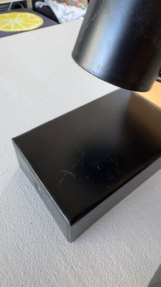 Aplique de pared madera y metal.