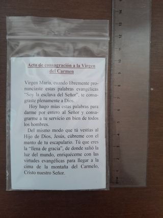 Escapulario Carmelitas Descalzas Castellón