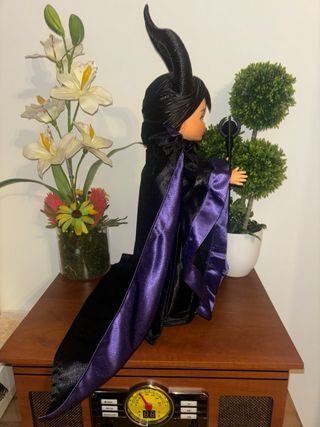 Muñeca Nancy reedición vestida Maléfica artesanal