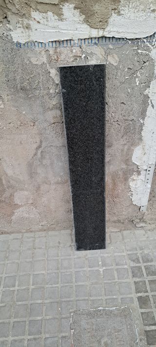Placa de granito negro1/ placa 0,87x0,16
