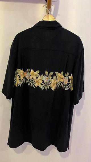 Camisa vintage Croft & Barrow Negra Talla M