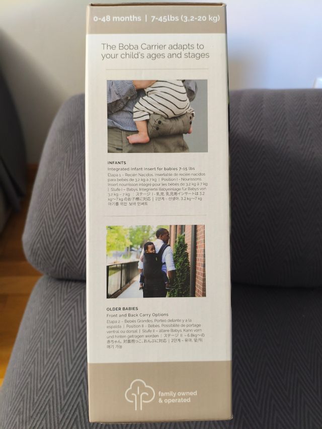 Mochila Boba Fern (verde) Portabebés