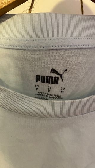 Camiseta Puma Azul con Logo
