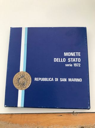 Monete San Marino serie 1972