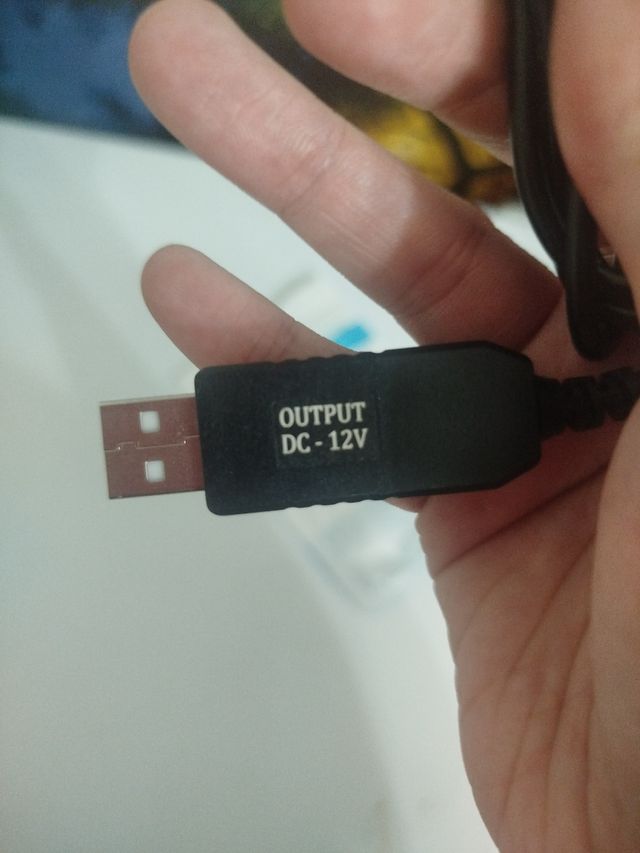 Cable USB a DC 12V