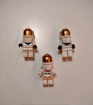 Lotto 3 Minifigure Lego Astronauti