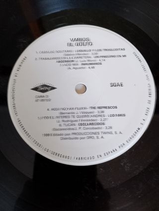 Vinile di successi originali El Golfo 24