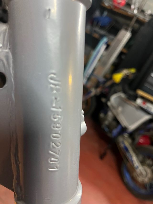 Telaio Bultaco mod. 159 sabbiato e verniciato