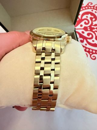 Reloj Lanscotte Automático Chapado Oro 18k Hombre