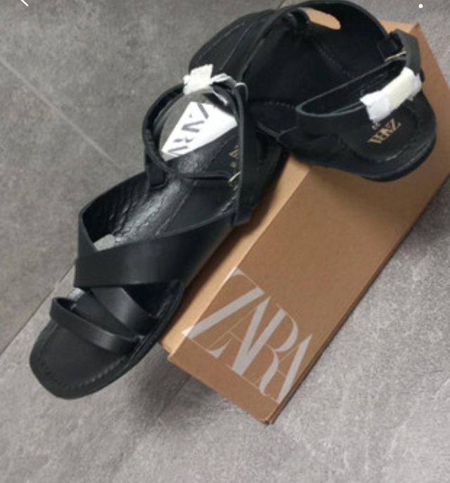 Sandalias Zara Negras Talla 37