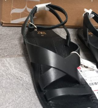 Sandalias Zara Negras Talla 37