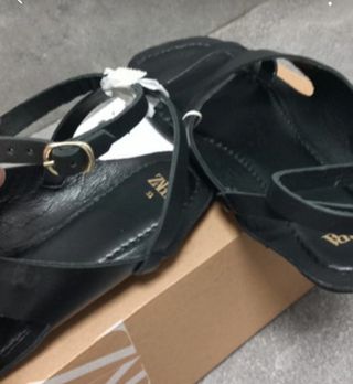 Sandalias Zara Negras Talla 37