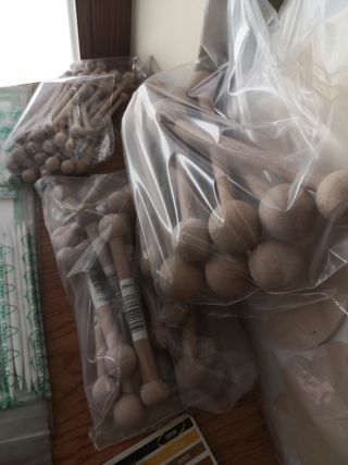 Lote cortadores y accesorios porcelana rusa etc