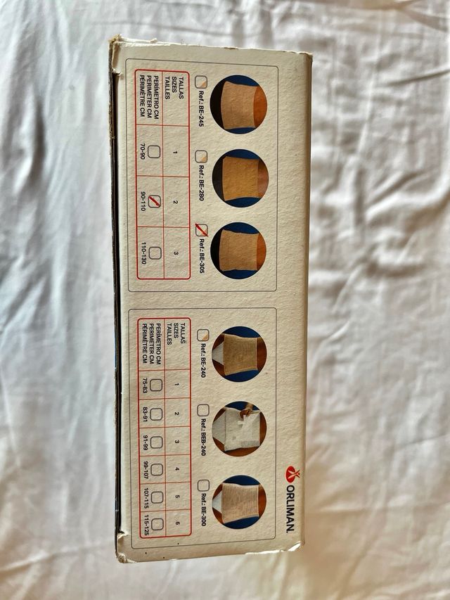 ORLIMAN Bandas de contención abdominal BE-245