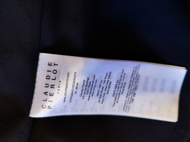 Vestido elegante Claudie Pierlot negro